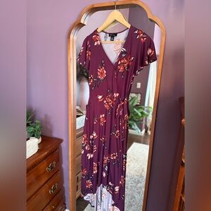 Floral High Low Dress